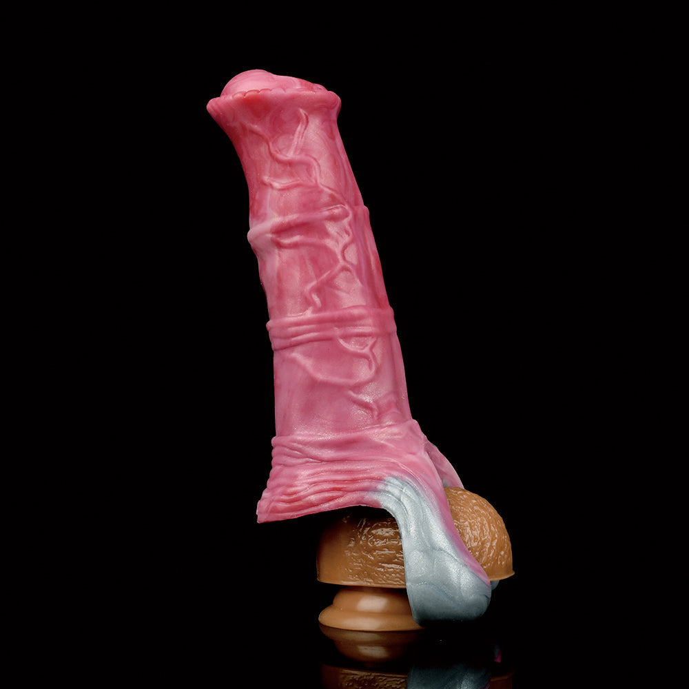 20 CM Silicone Fantasy Cheval Extension Gaine à Pénis