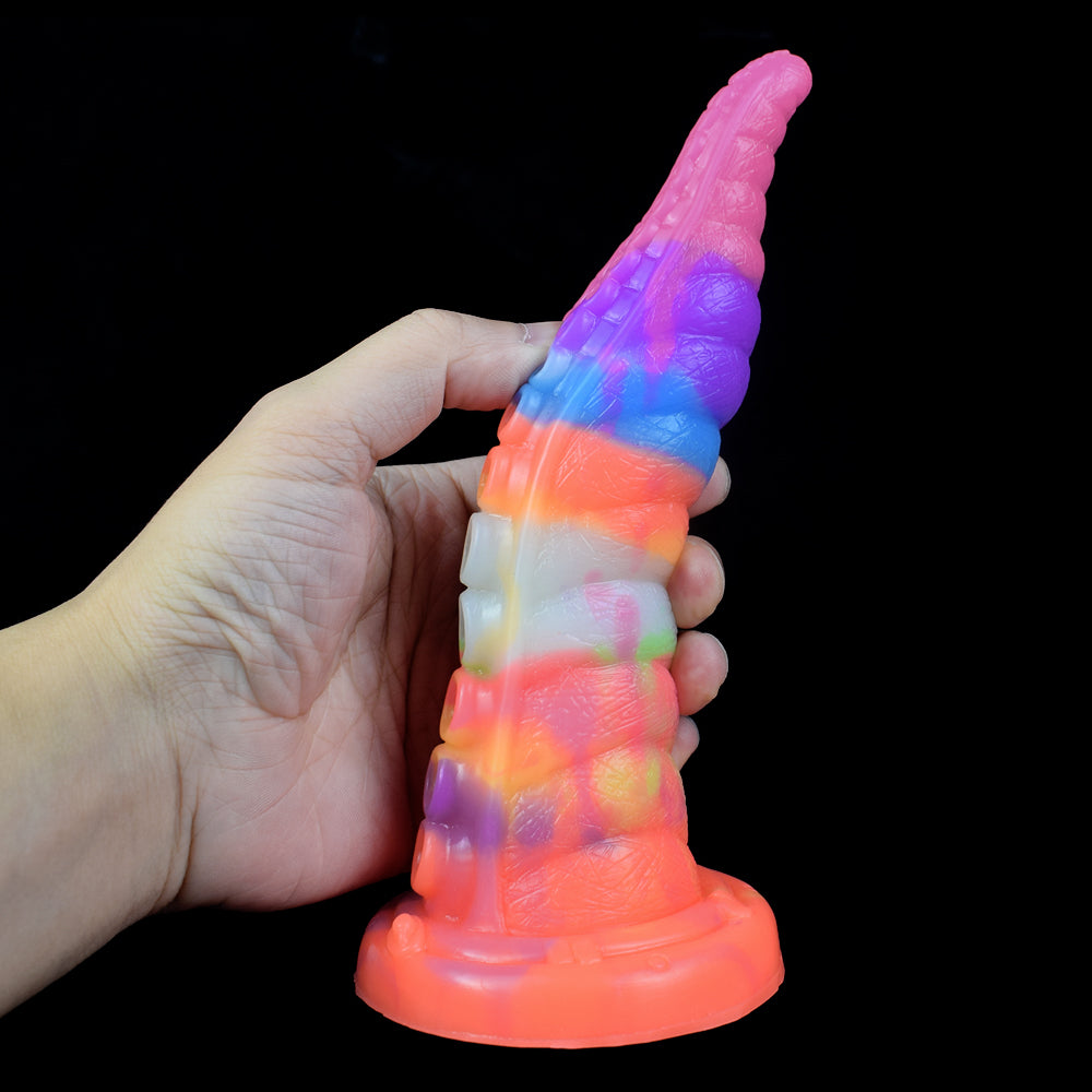 Gode Langue Lumineux Fantasy Tentacule Arc-en-Ciel