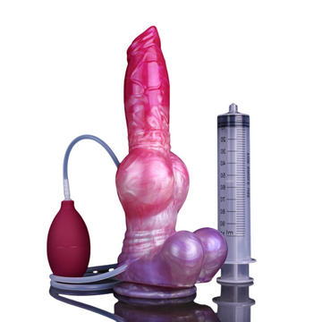 Gode Fantasy éjaculateur En Silicone 25 cm Avec Nœud