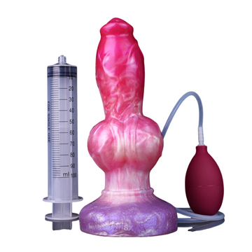 Gode Fantasy éjaculateur 20 cm Avec Nœud Prononcé