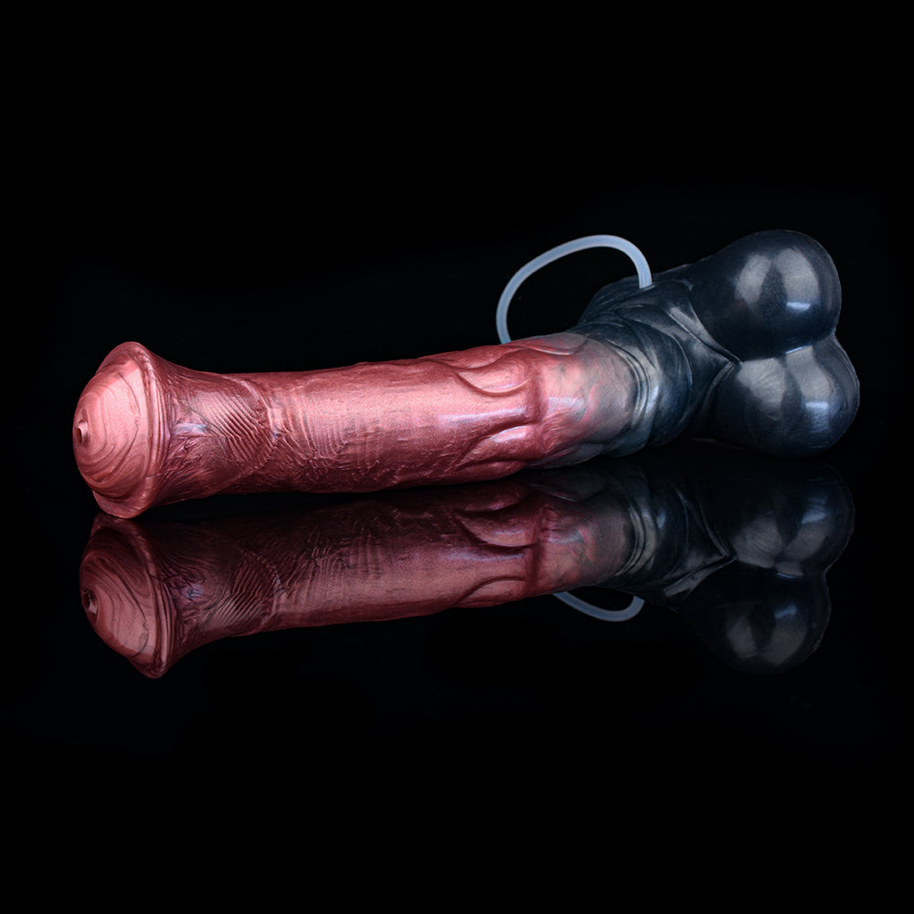25,4 Cm Silicone Liquide Fantasy Gode Éjaculateur