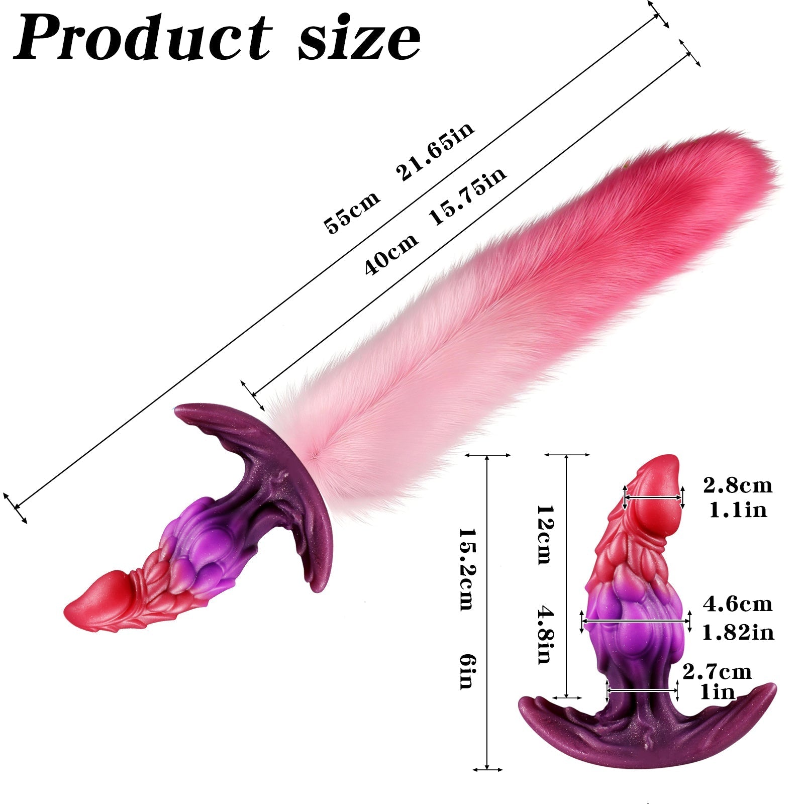 Jeux de Rôle Fantasy Dragon Plug Anal Queue