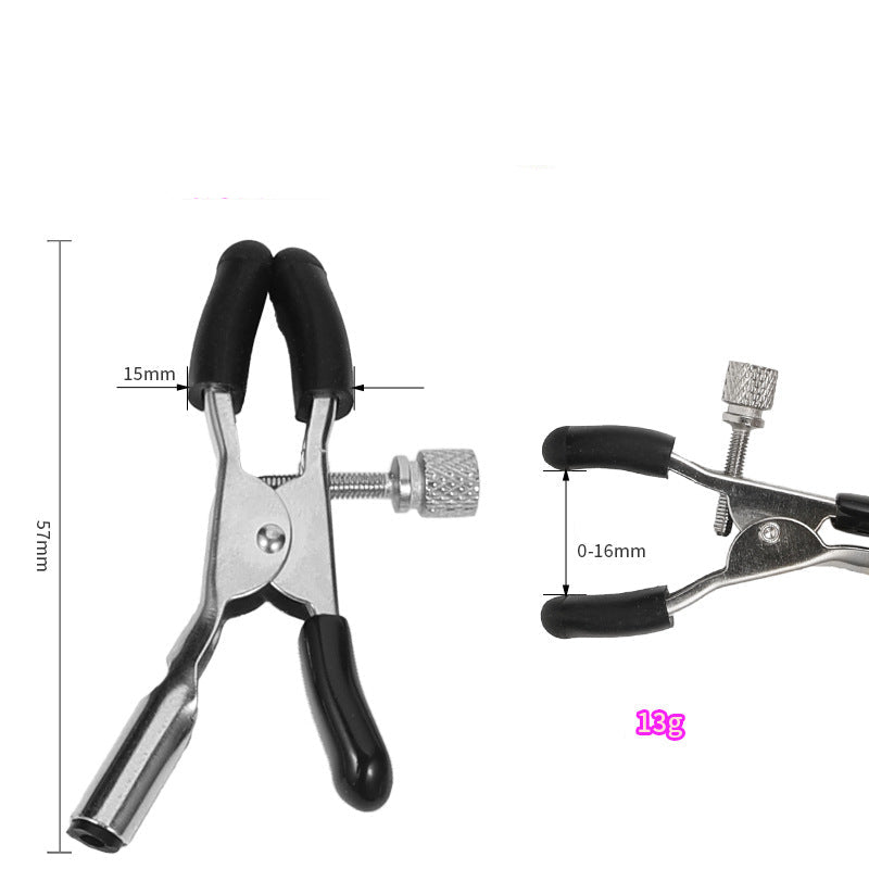 Pinces À Tétons Vibrantes BDSM Électrostimulation Pour Homme