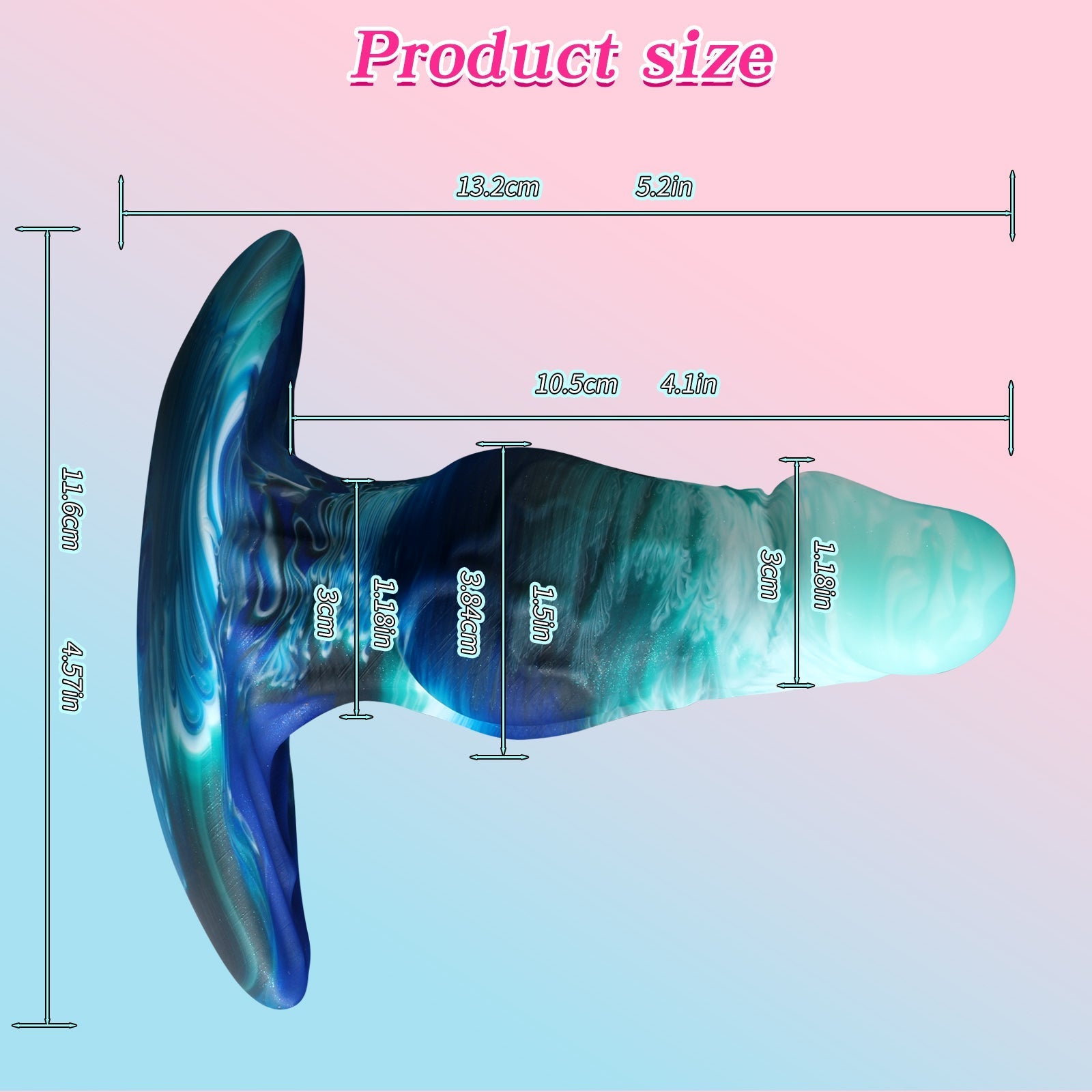 Kit Plug Anal Fantasy Knot Dégradé En Silicone