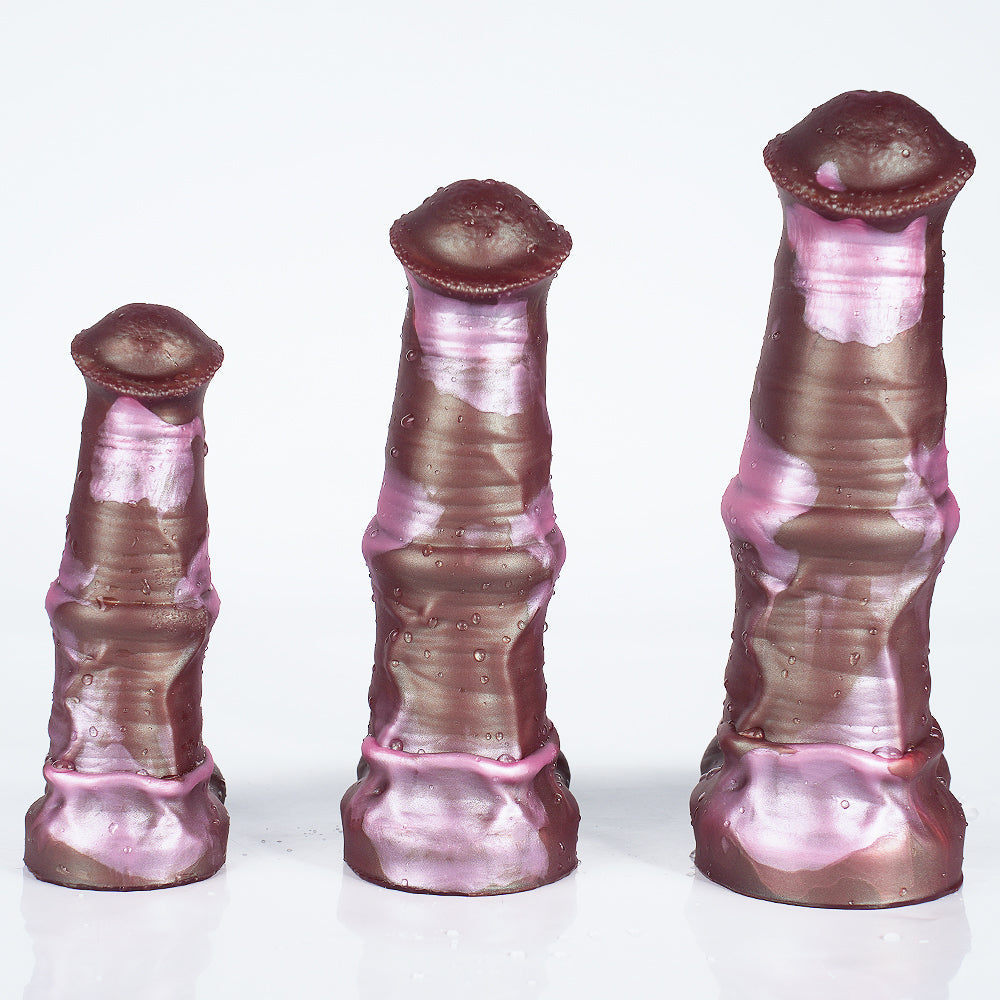 Gaine à pénis Fantaisie Cheval Marron Silicone 17,8 cm