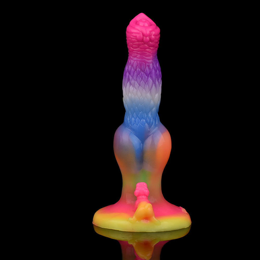 Gode Chien Fantasy Arc-En-Ciel Lumineux 22,5 Cm
