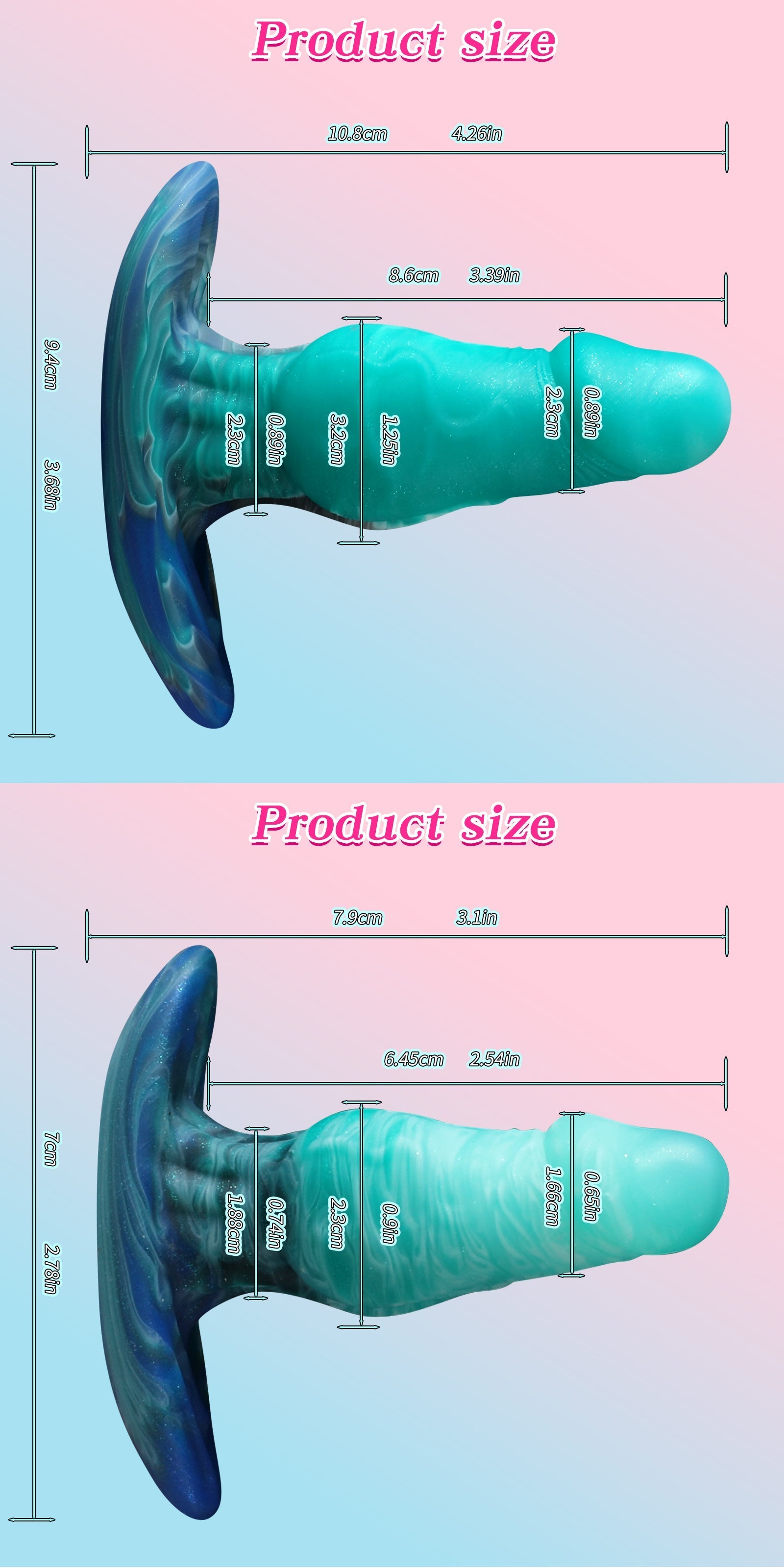 Kit Plug Anal Fantasy Knot Dégradé En Silicone