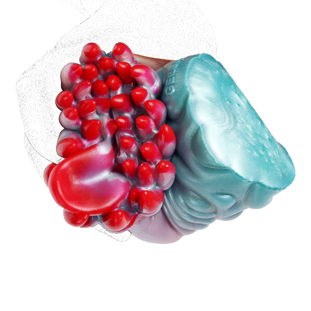 Masturbateur Homme Pocket Pussy Monstre Rouge Écarlate à Reliefs d’Étamines