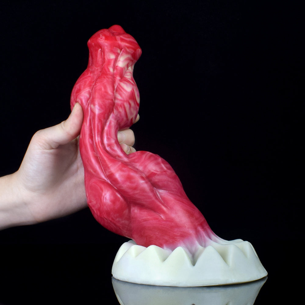 23 Cm Gode Chien Rouge À Double Knot