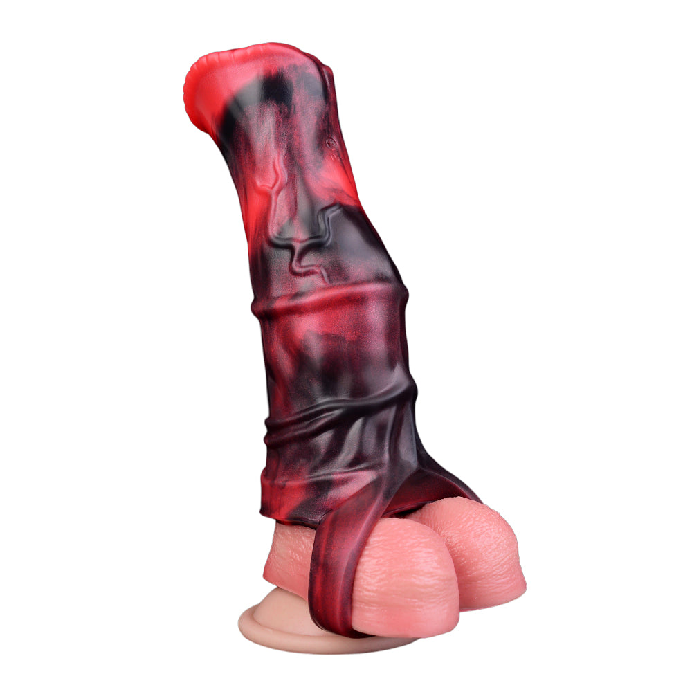 Gaine à Pénis Vibrante Fantasy 18 cm En Silicone Souple
