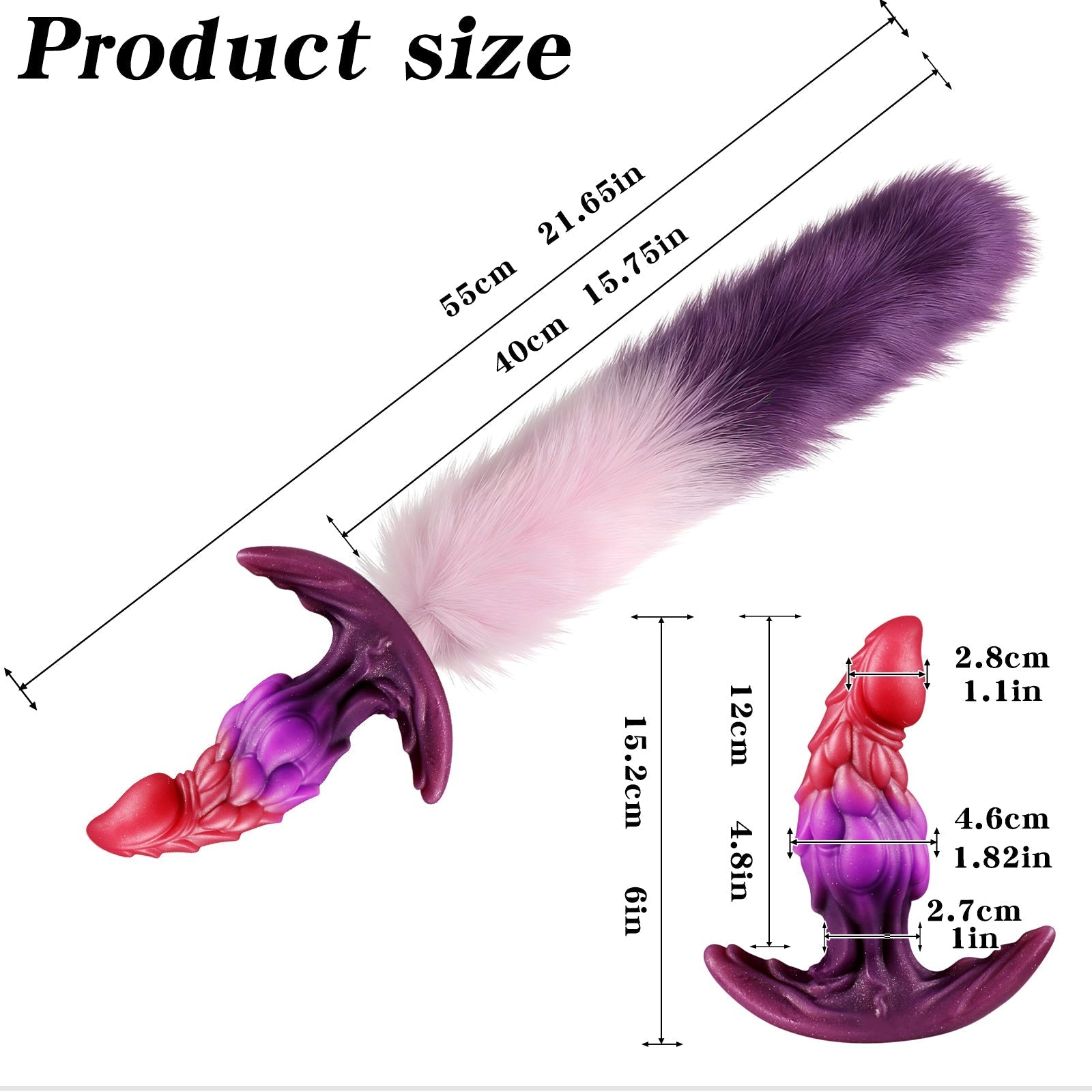 Jeux de Rôle Fantasy Dragon Plug Anal Queue