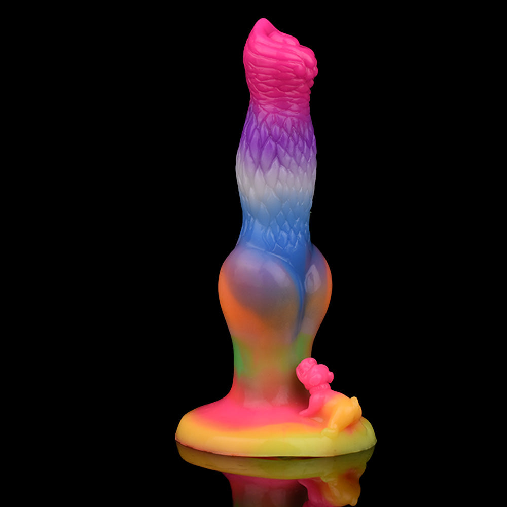 Gode Chien Fantasy Arc-En-Ciel Lumineux 22,5 Cm