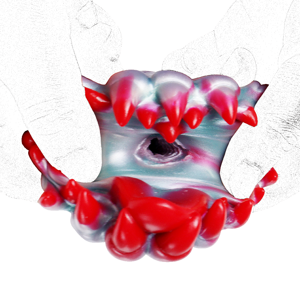 Masturbateur Homme Pocket Pussy Monstre Rouge Écarlate à Reliefs d’Étamines