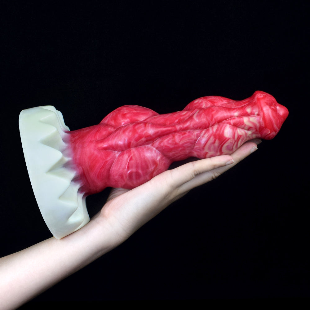 23 Cm Gode Chien Rouge À Double Knot