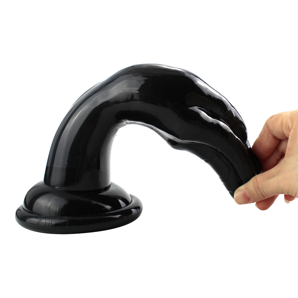 Gode Fist Main Transparent Geant Réaliste 24,5 cm