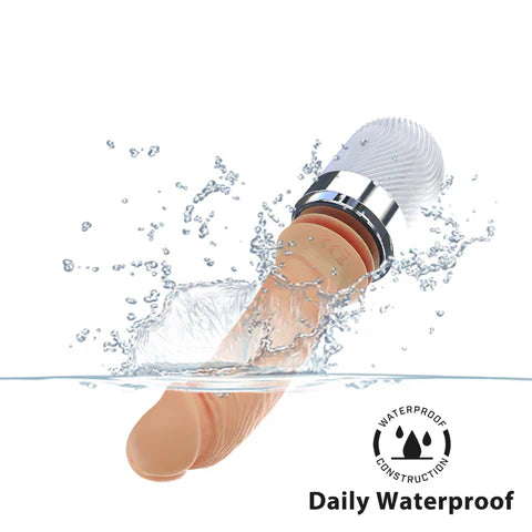 Étanche Silicone Vibrant Automatique Gode Discret