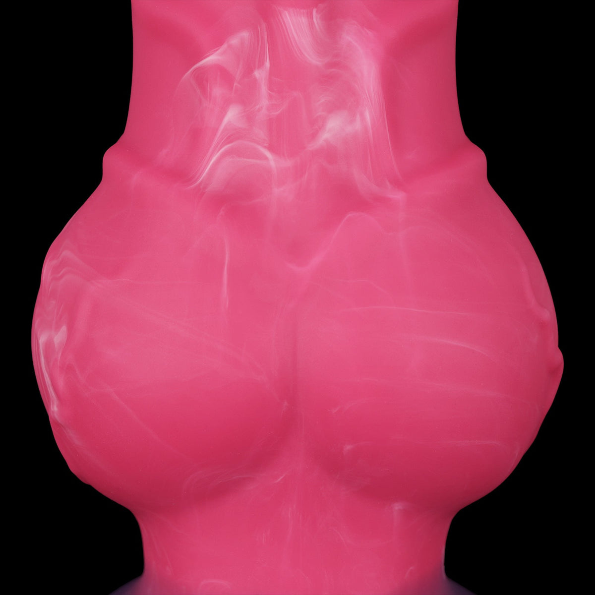 Gode de Cheval XXL Rose Fantaisie à Gros Nœud