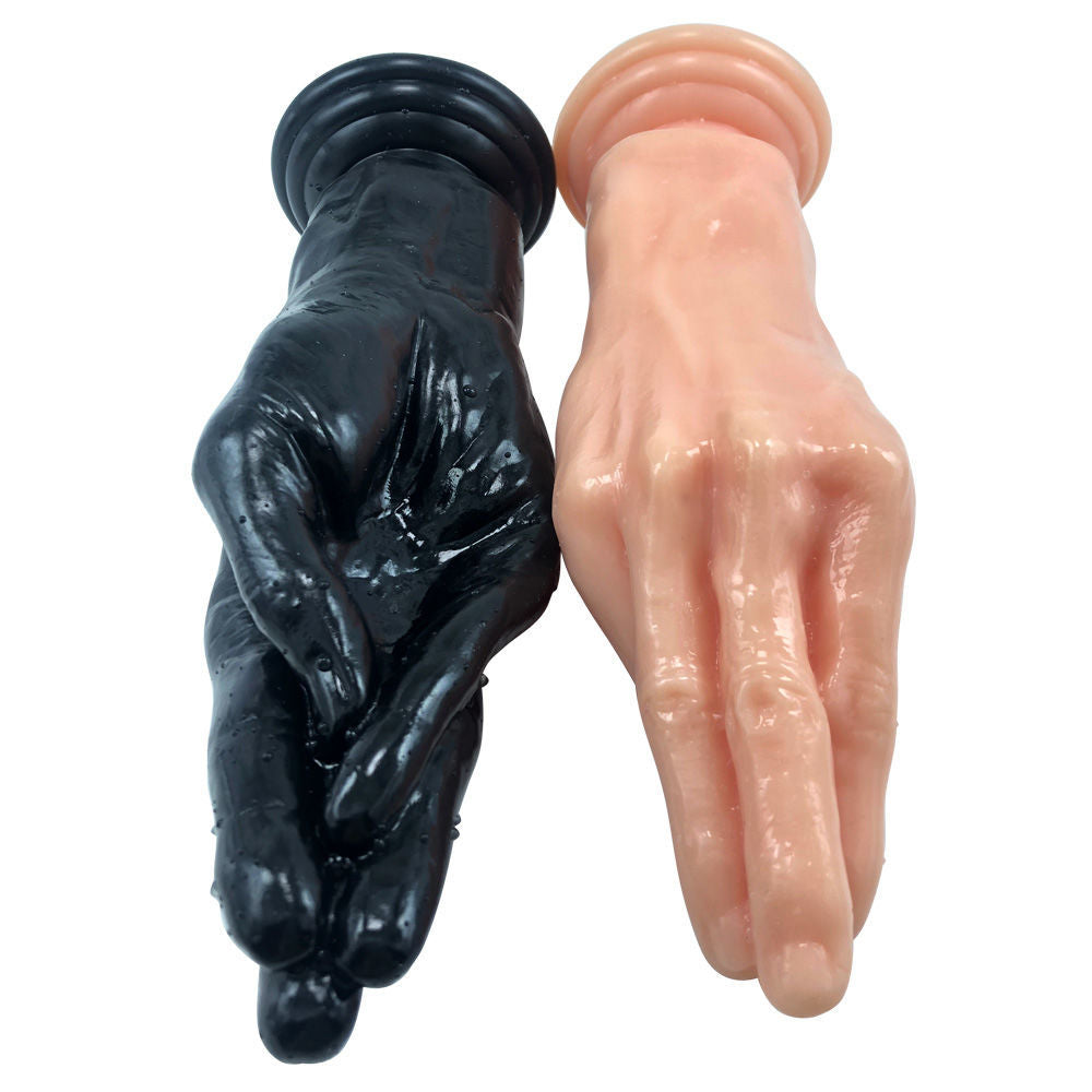 Gode Fisting Noir Court Main 20 cm