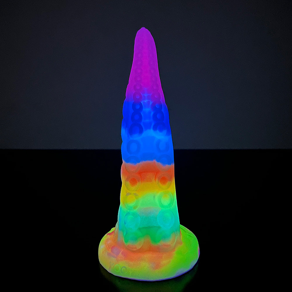 Gode Langue Lumineux Fantasy Tentacule Arc-en-Ciel