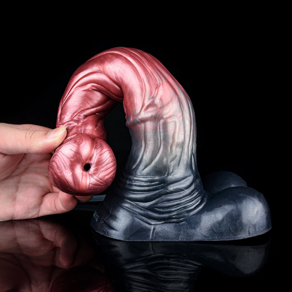 26,5 CM Fantasy Texturé Gode Cheval Éjaculateur