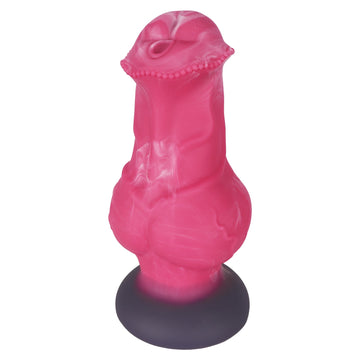 Gode de Cheval XXL Rose Fantaisie à Gros Nœud