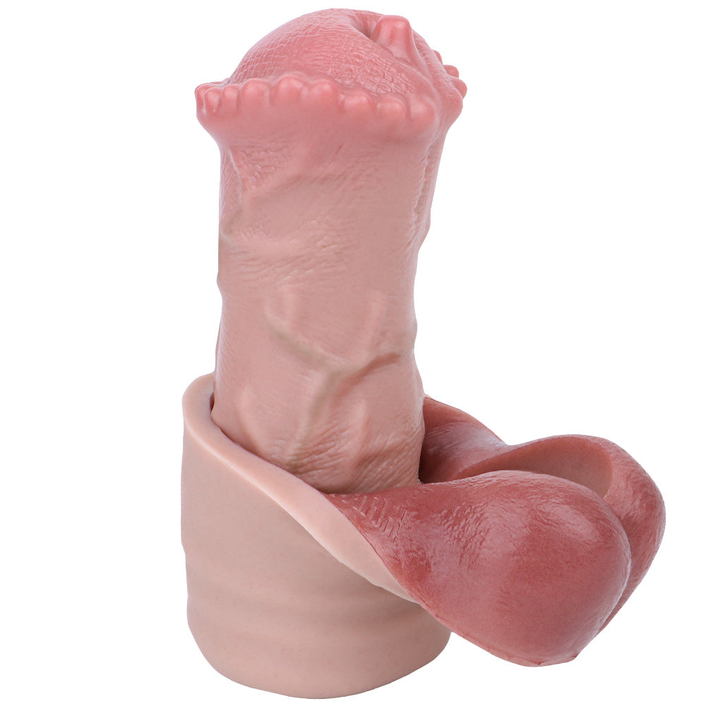 Gaine à Pénis Cheval Fantasy 18 cm En Silicone Souple
