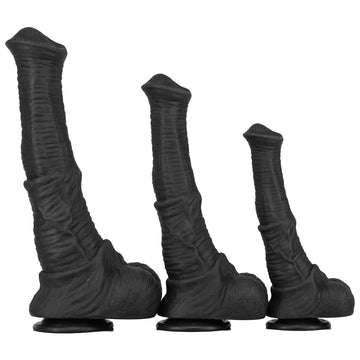 Gode Réaliste Noir XXL Avec Testicules