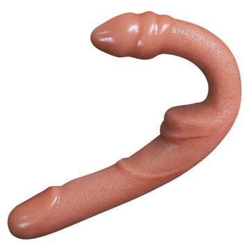 Double Réaliste Souple Gode Ceinture Sans Harnais