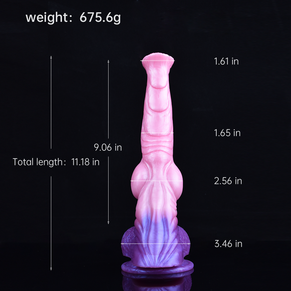 Gode Cheval Alien Fantasy Géant 28 cm