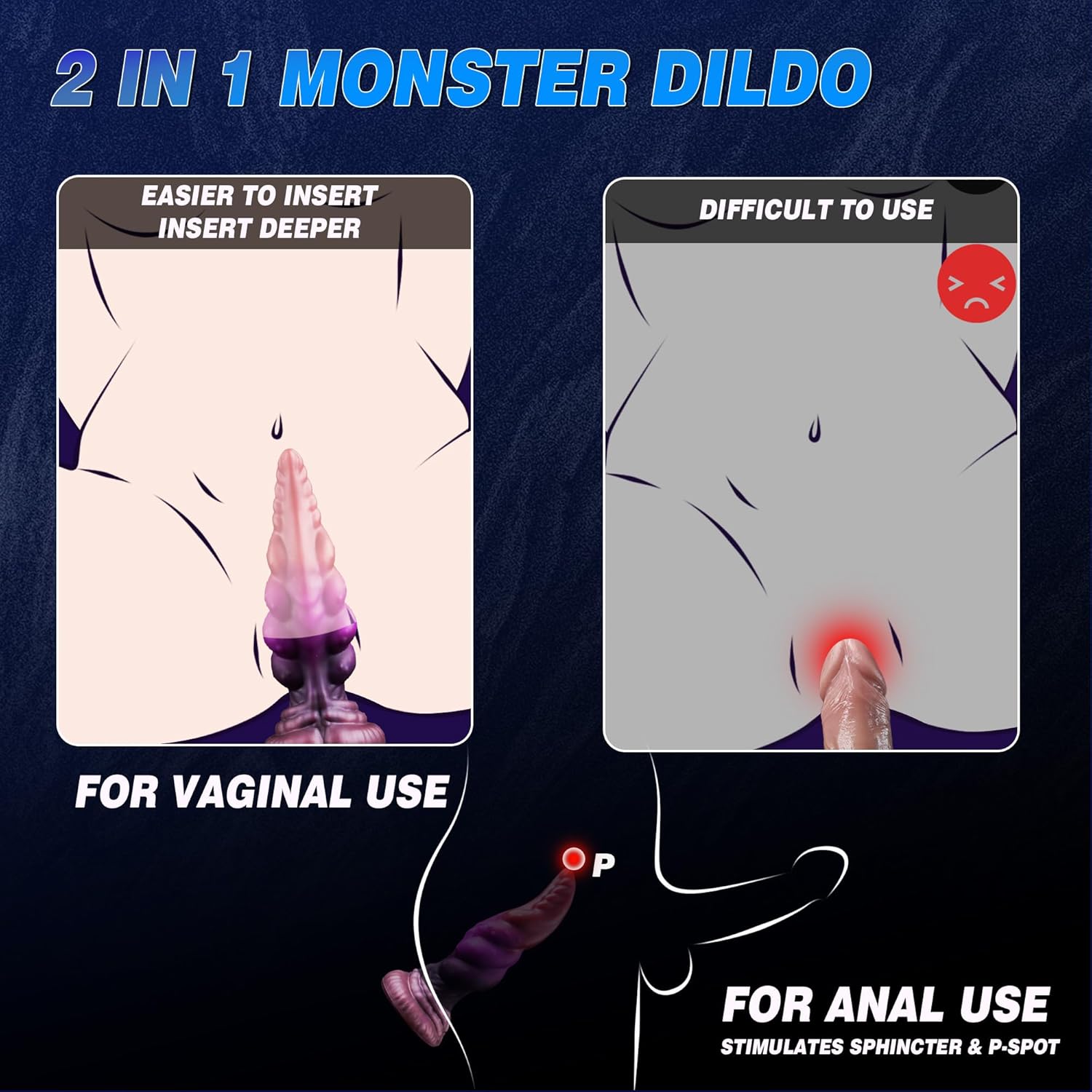 20.3 CM Conique Monstrueux Silicone Plug Anal XXL