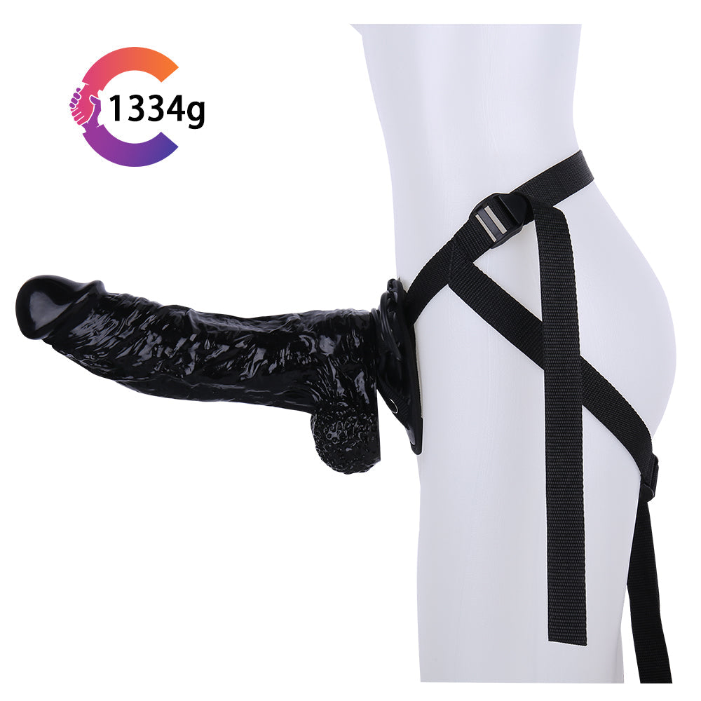 Gros Gode Ceinture Noir Réaliste 30 cm