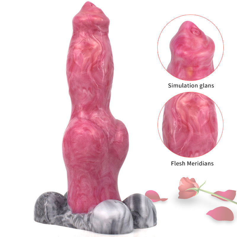 23 cm Gros Nœud Fantasy Gode Chien de Berger XXL