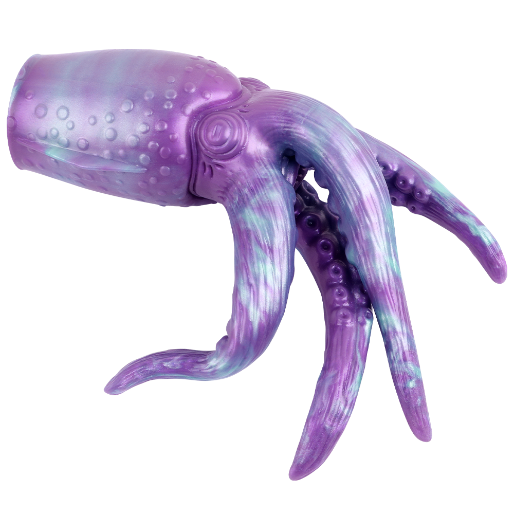 Masturbateur Alien Poulpe Violet Silicone pour Homme