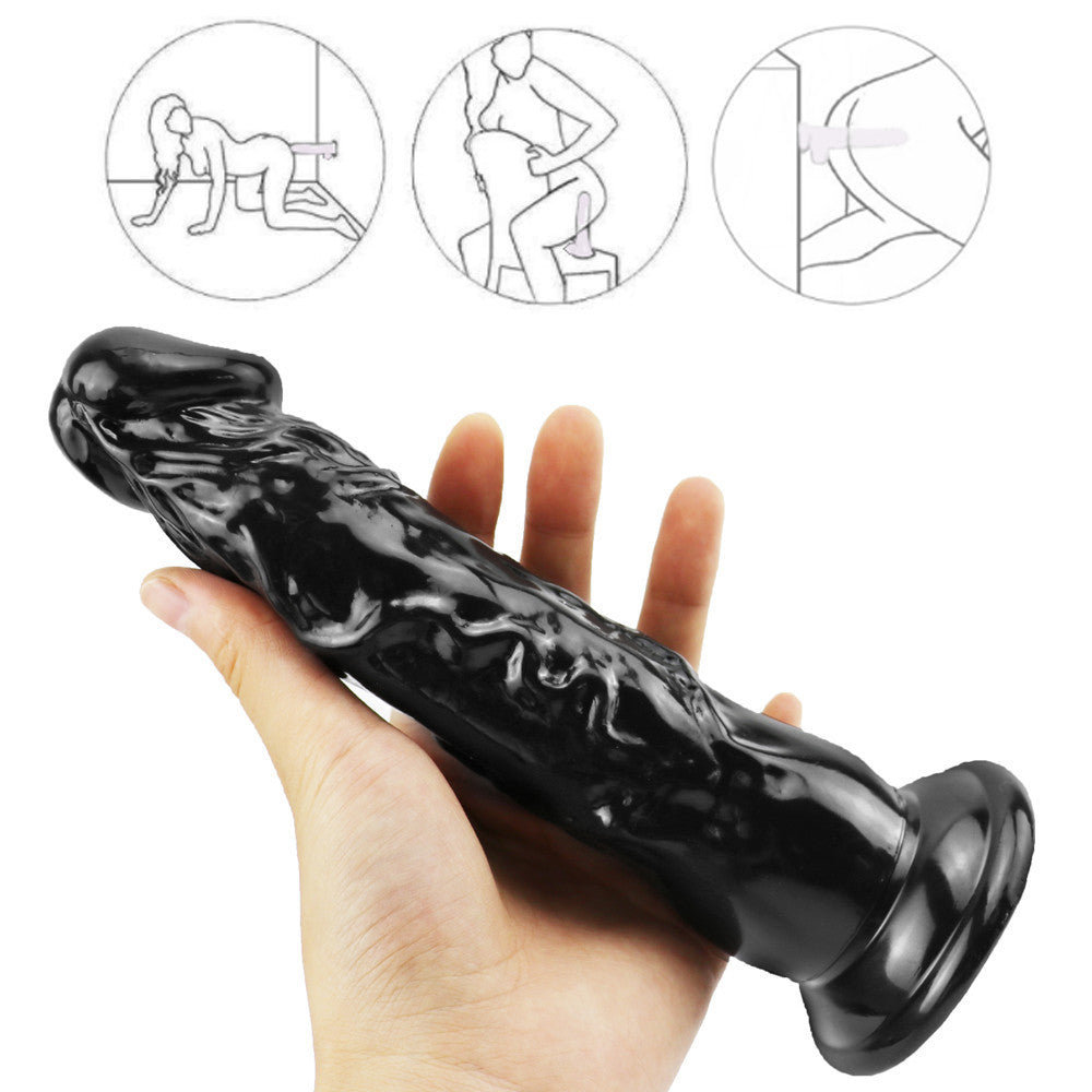 Gode Petit Noir Réaliste En Silicone 17,8 cm
