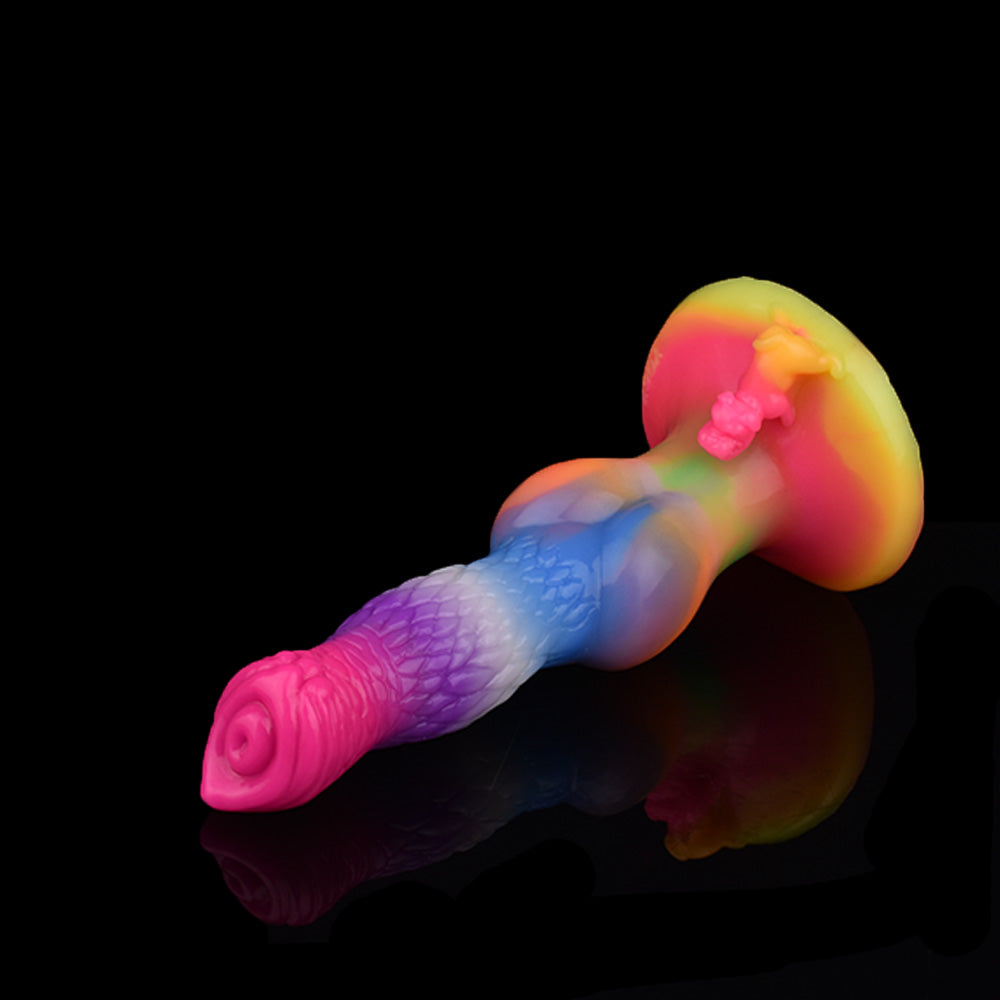 Gode Chien Fantasy Arc-En-Ciel Lumineux 22,5 Cm