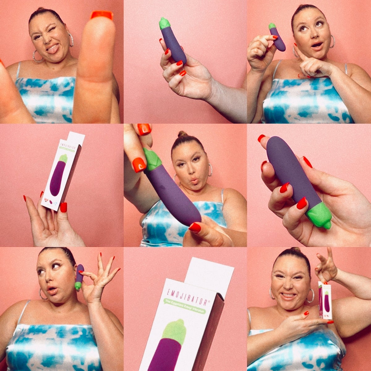 Violet Aubergine Mini Vibromasseur Clitoridien