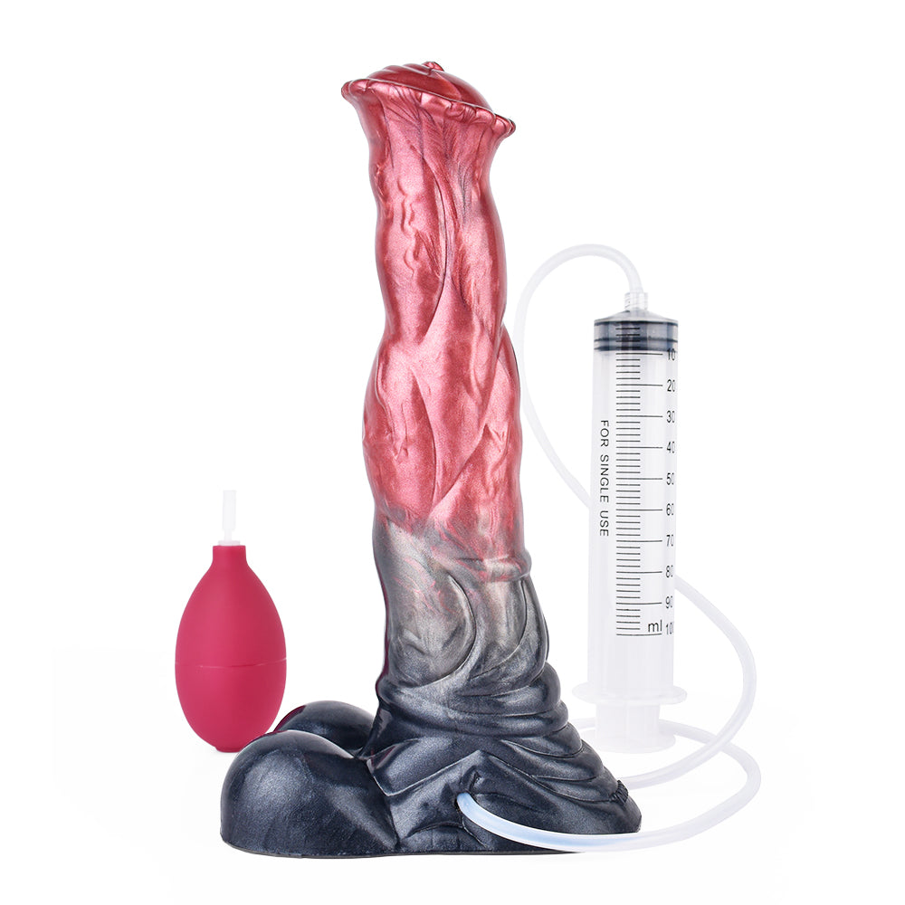 Gode Fantaisie En Silicone éjaculation Bite De Cheval 25,4 cm