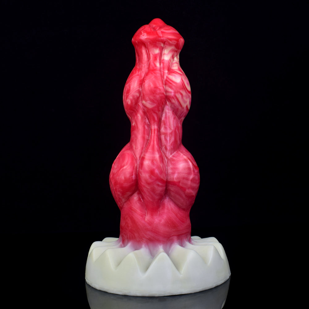 23 Cm Gode Chien Rouge À Double Knot