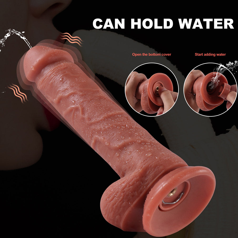 21CM Telecommande Ejaculateur Gode Anal Vibrant