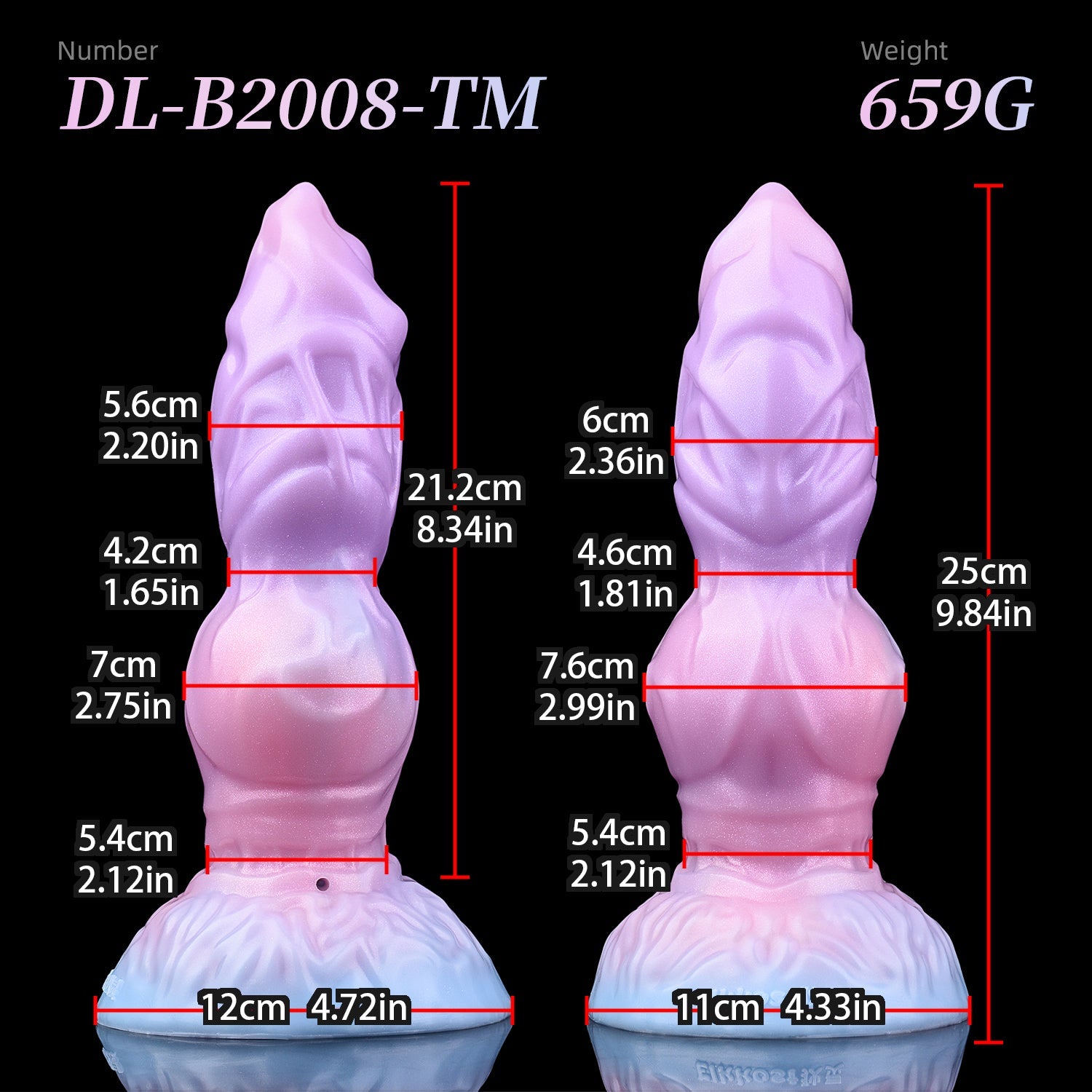 Plug Anal Gonflable Fantasy Loup 23 CM