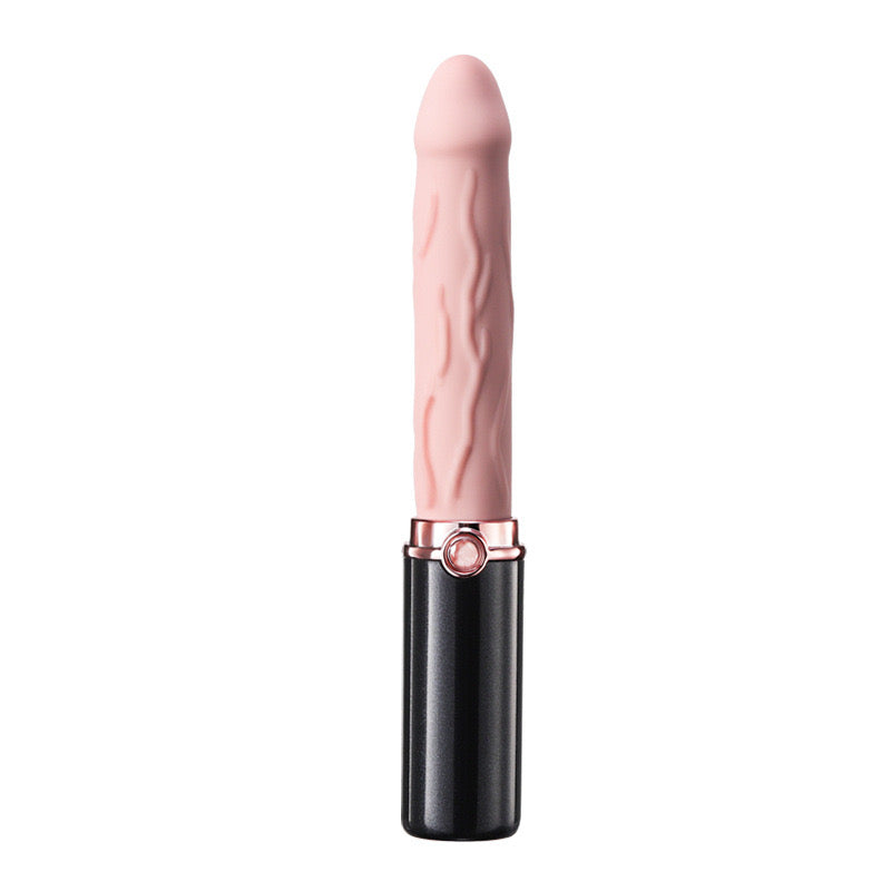 Rose Sextoy Discret Vibromasseur Rouge à Lèvres