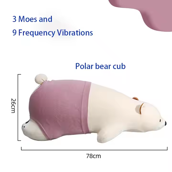 Coussin Sexuel Infinity Pillow Bear – Peluche Ours Discrète Avec Machine à Dildo