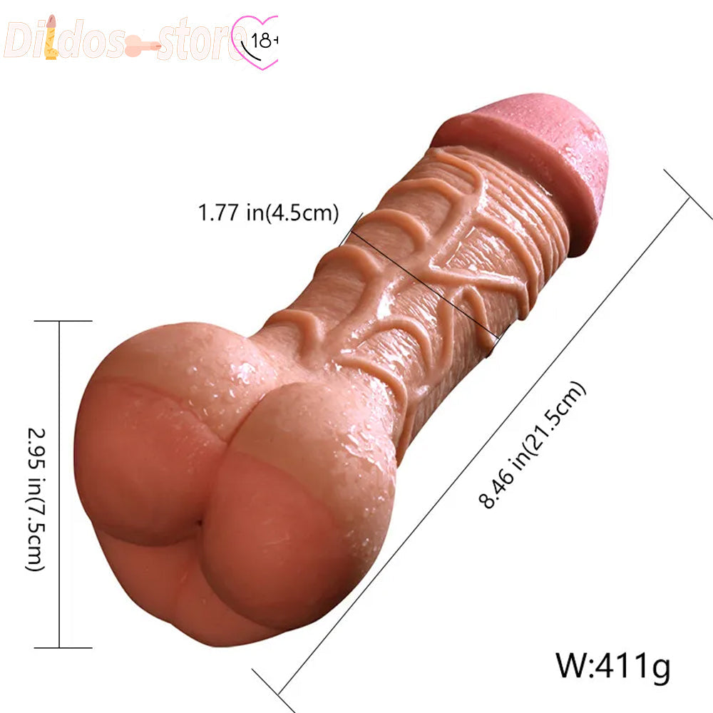 Gode Réaliste pour Homme et Couple 21,5 cm