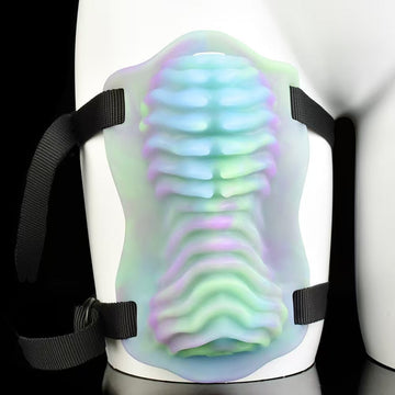 Texturé Sangle Lumineux Sextoy Grinder