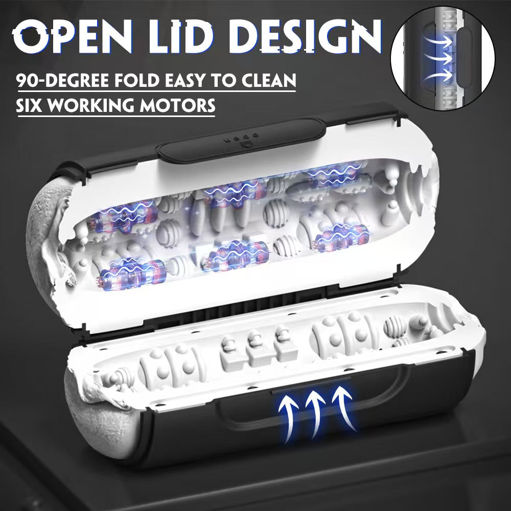 Masturbateur Homme Multi-Moteur à Vibrations Puissantes
