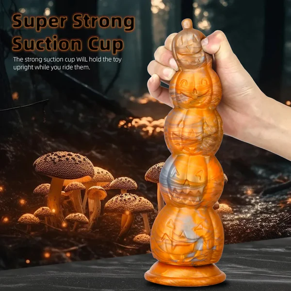 Gode Monstre Fantaisie Halloween Citrouille en Silicone