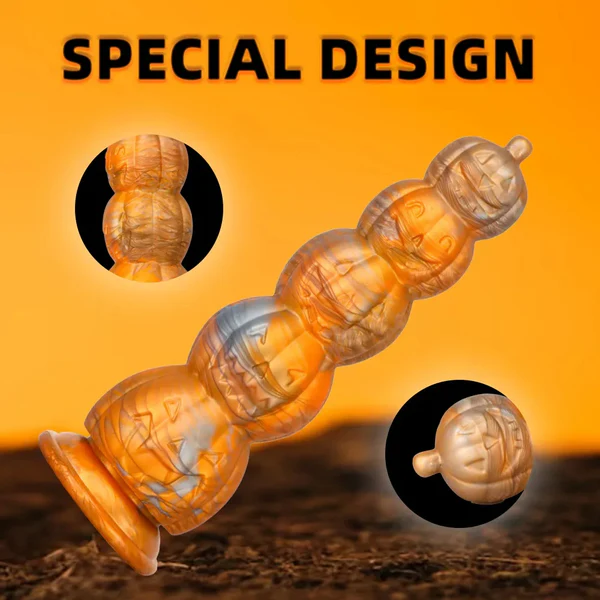 Gode Monstre Fantaisie Halloween Citrouille en Silicone