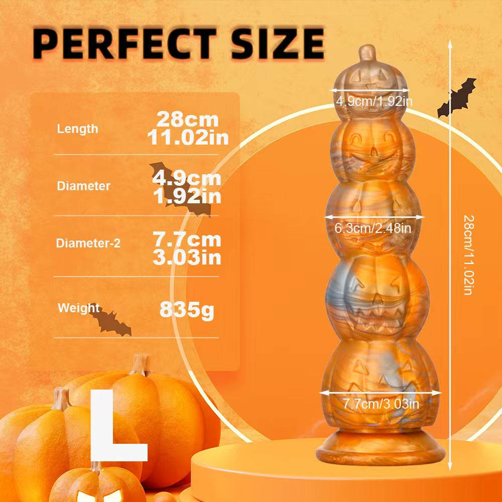 Gode Monstre Fantaisie Halloween Citrouille en Silicone