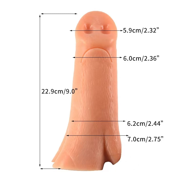 Gode Monstre Cochon avec Base Sabot et Groin