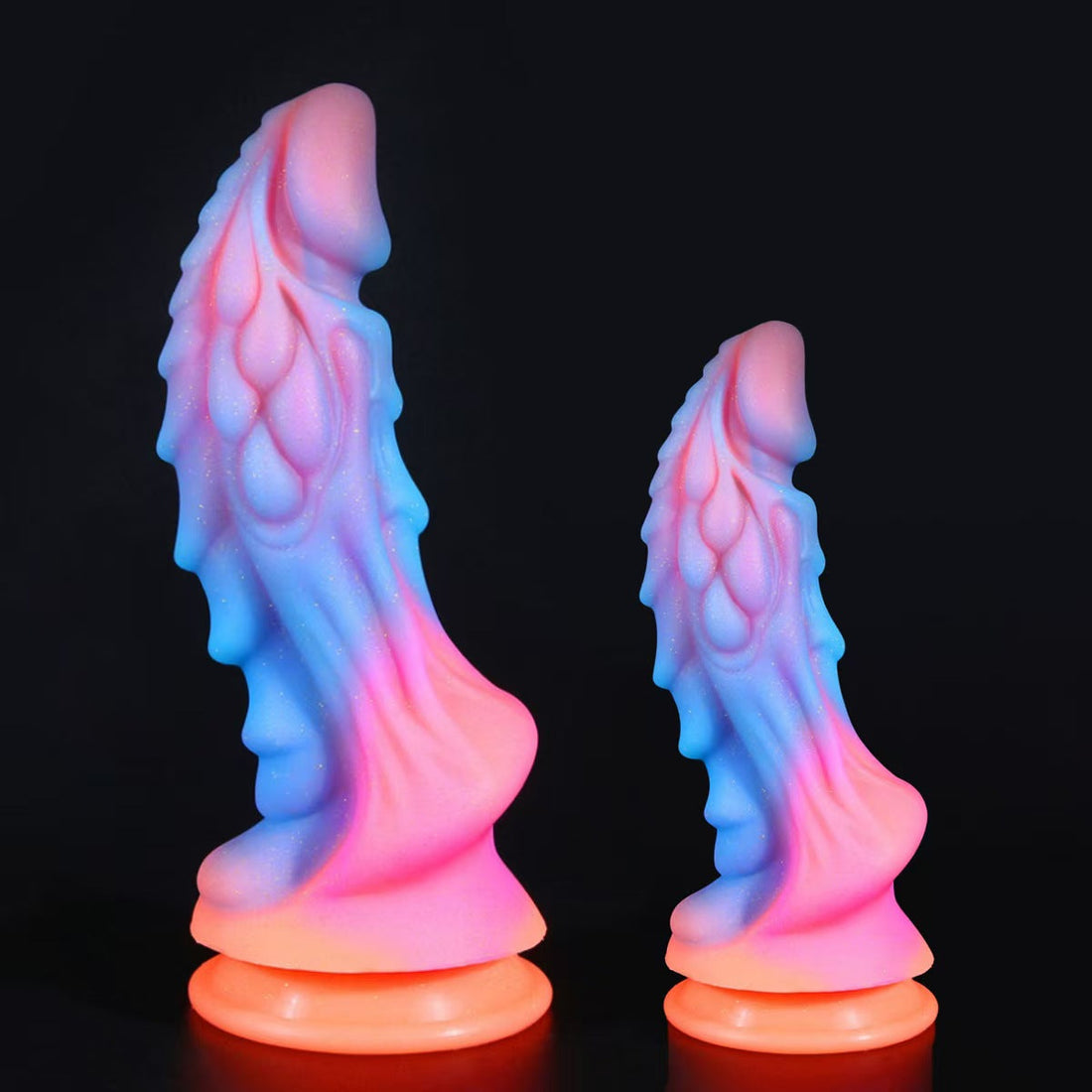 Gode Lumineux Dragon Monstre Courbé 22 cm